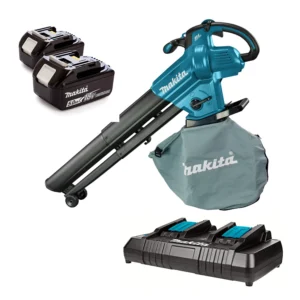 Makita DUB187 LXT 18V Li-Ion Batteridriven Lövblåsare Set (2x 5,0Ah) – 216 km/u